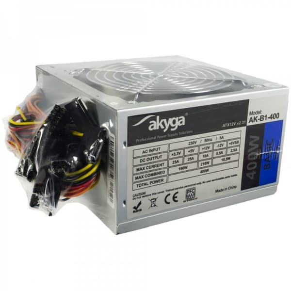 Virtalähde Akyga AK-B1-400 400 W ATX RoHS
