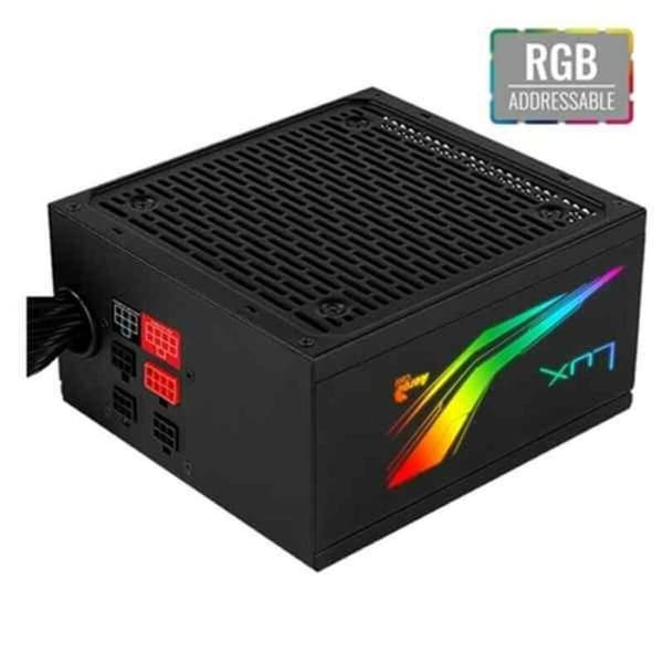 Strömtillförsel Aerocool LUX RGB 550M ATX 550 W 80 Plus Bronze LED RGB
