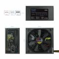 Miniatyrbillede 3 af 3: Strømforsyning TooQ TQAPOLO-700SP 700 W CE - RoHS 700W