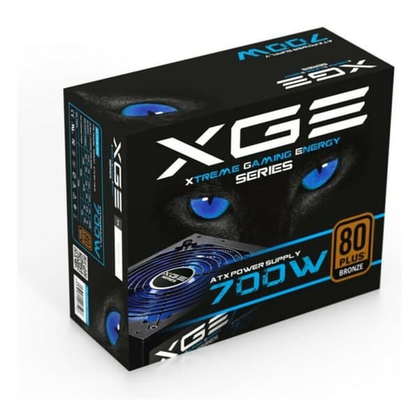 Strømforsyning TooQ TQXGEII-700SAP LED 700W ATX 700 W 80 Plus Bronze RoHS