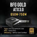 Miniatyrbillede 3 af 5: Strømforsyning BitFenix ATX