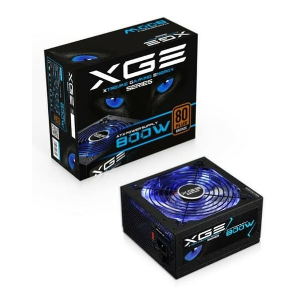 Strømforsyning TooQ TQXGEII-800SAP LED 800W ATX 800 W 80 Plus Bronze RoHS