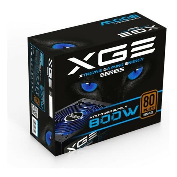 Strømforsyning TooQ TQXGEII-800SAP LED 800W ATX 800 W 80 Plus Bronze RoHS
