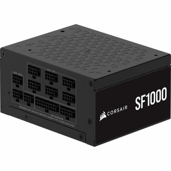 Strømforsyning Corsair 1000 W 80 Plus Gold Sort