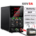 Miniatyrbillede 2 af 4: Justerbar DC Strømforsyning, 30V 10A Output, Flere Beskyttelser,SPS305C 30V5A, AC 220V = Vekselstrøm 220V