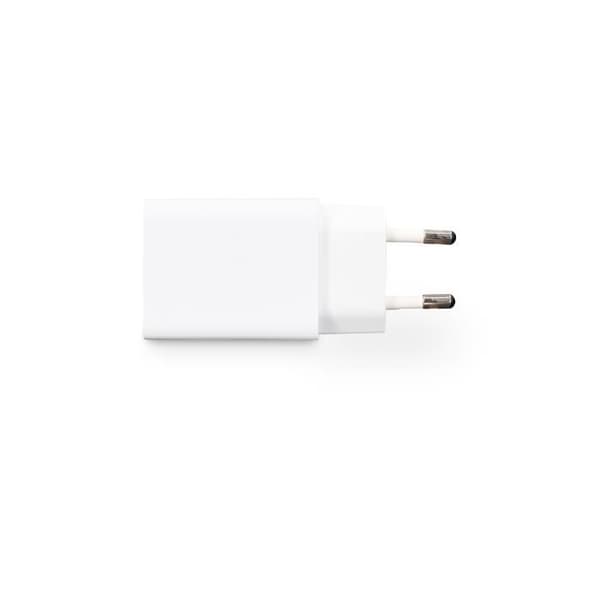 USB NÄTADAPTER 2.4A VIT KSIX