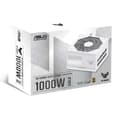 Miniatyrbillede 4 af 10: Asus Tuf Gaming 1000 Gold White Edition 1000w 80 Plus Gold Modulær Strømforsyning