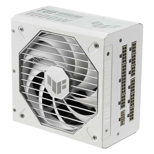 Asus Tuf Gaming 1000 Gold White Edition 1000w 80 Plus Gold Modulær Strømforsyning