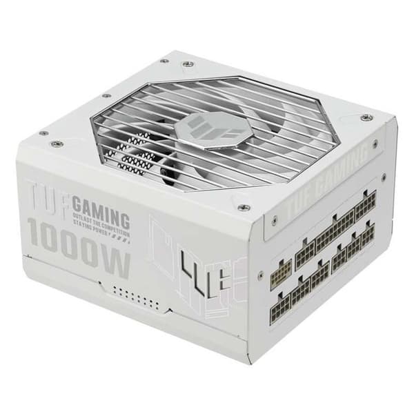 Asus Tuf Gaming 1000 Gold White Edition 1000w 80 Plus Gold Modulær Strømforsyning