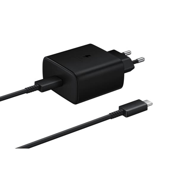 SAMSUNG Super Fast Charge Power Adapter - 45W - 3 A - USB-C - Svart Svart