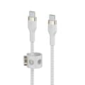 Miniatyrbild 2 av 3: Belkin Boost Charge Pro Flex USB-C till USB-C-kabel 1m Vit - CAB011BT1MWH