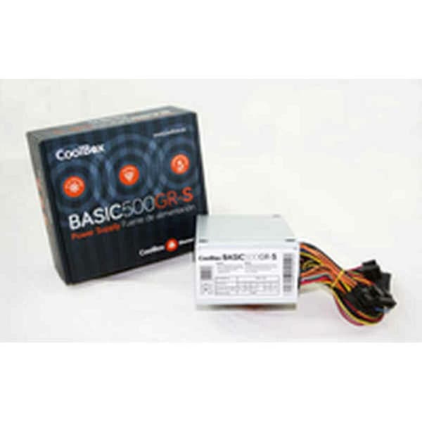 Strømforsyning CoolBox FALCOO500SGR 500 W ATX RoHS Hvid