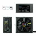 Miniatyrbillede 2 af 2: Strømforsyning TooQ TQAPOLO-750SP 750 W ATX