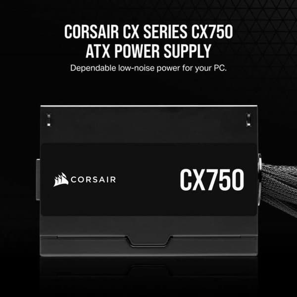 Strömtillförsel Corsair CX750 750 W 130 W 80 Plus Bronze