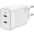 Miniatyrbild 2 av 2: AISENS ASCH-45W2P005-W GaN-laddare - 2XUSB-C PD3.0 QC4.0 - Vit