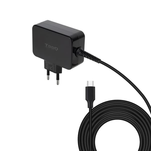 Tooq Gan USB-C PD 65W Laptop Laddare Svart
