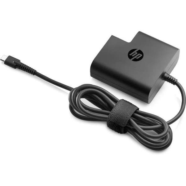 HP 65W USB-C-strömadapter L32392-001 Svart