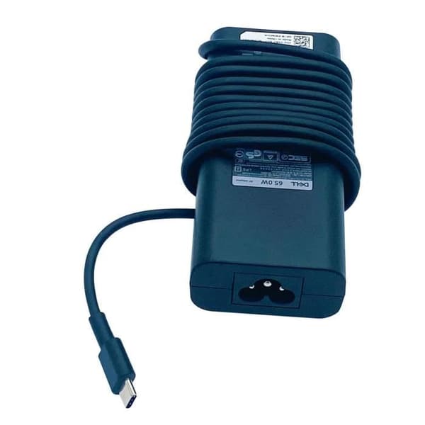 DELL W125702516 nätadapter - 65W - 19,5V - 3 stift - Typ C - C6 nätsladd