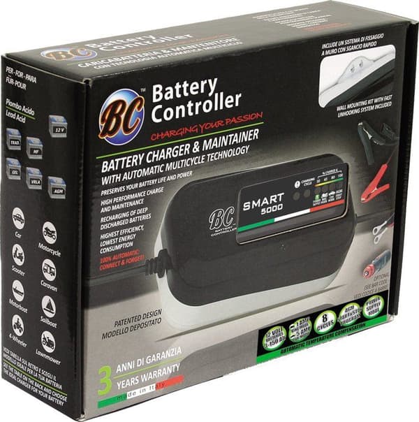 Laddare - nätadapter Bc batterikontroll - 700BCS5000 - BC Smart 5000 Batteriladdare 12 V 1A/5A