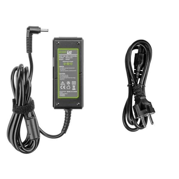 Green Cell PRO 45W 19V 2,37A Laddare för Asus R540 X200C X200M X201E X202E X201E X451 Vivobook F201E S200E ZenBook UX31A UX32V