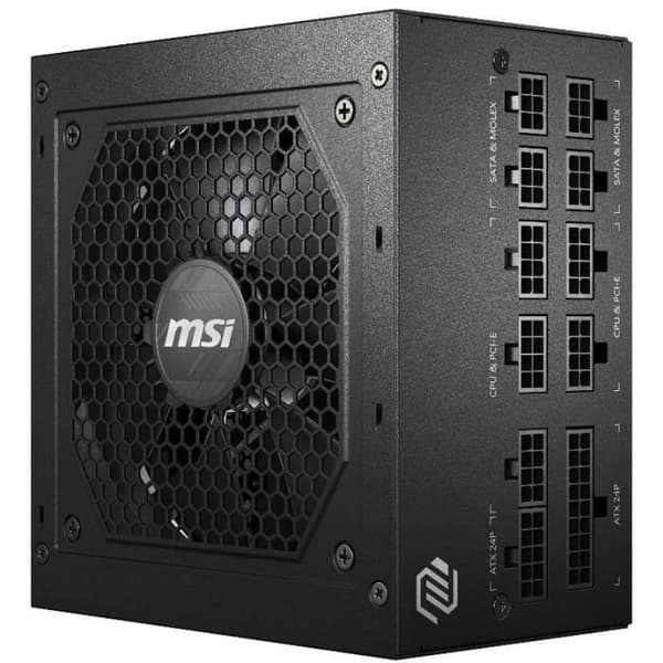 MSI PC Power Supply MAG A650GL PCIE5 - 650W 80+ Gold Modular