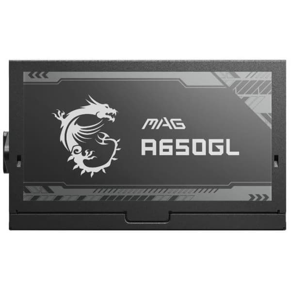 MSI PC Power Supply MAG A650GL PCIE5 - 650W 80+ Gold Modular