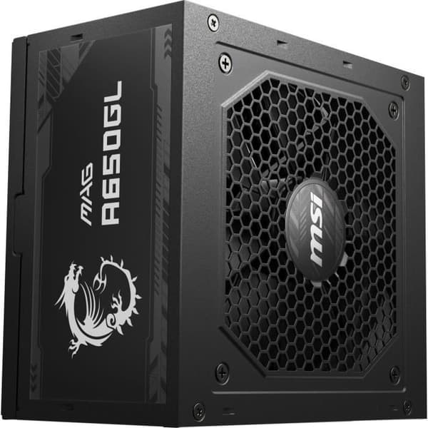MSI PC Power Supply MAG A650GL PCIE5 - 650W 80+ Gold Modular