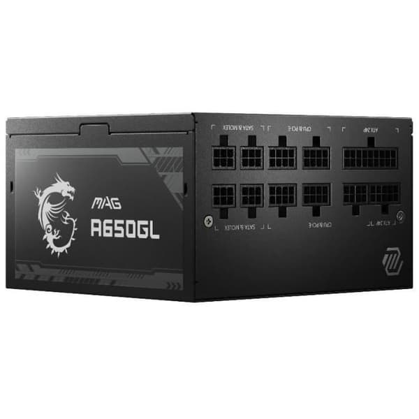 MSI PC Power Supply MAG A650GL PCIE5 - 650W 80+ Gold Modular Svart