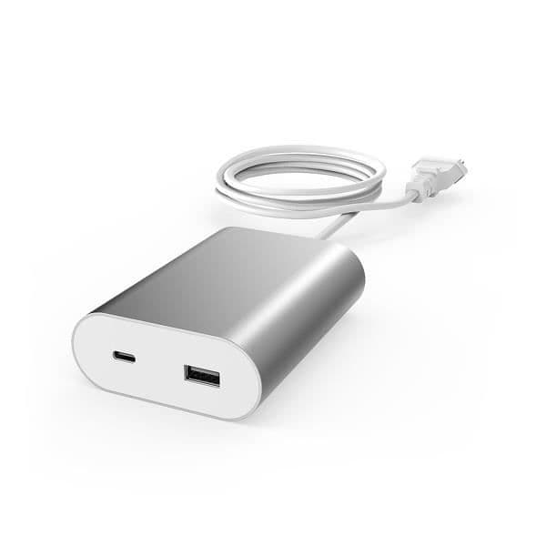Artwizz 8270-1595, inomhus, bärbar dator, elnät, USB, silver, vit, 1,4 m Silver, Vit