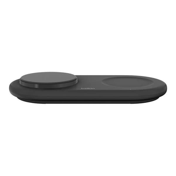 Trådlös laddningsplatta - Belkin - BoostCharge Pro 2-i-1 - Magnetisk - 15W väggadapter - Svart