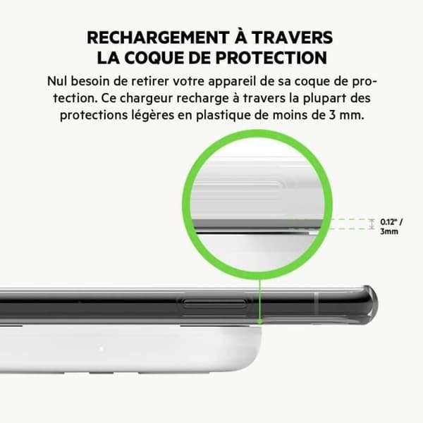 BELKIN - laddare vit - 10W Trådlös laddning Pa