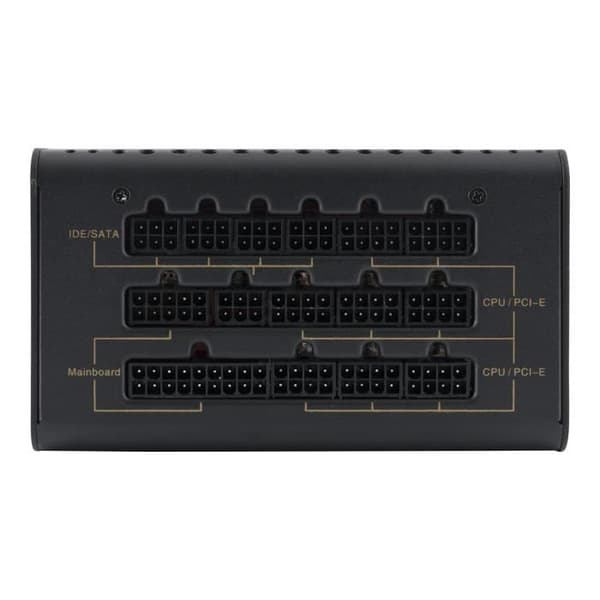 Intern strömförsörjning ATX12V 2.31 80 PLUS Guld 750W MODECOM Volcano med aktiv PFC
