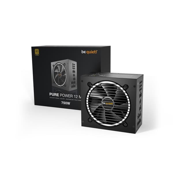 Strømforsyning Be Quiet! Pure Power 12 M ATX 750 W 80 Plus Gold