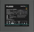 Miniatyrbillede 2 af 4: DeepCool PL650D strømforsyningsenhed 650 W 20+4 pin ATX ATX Sort