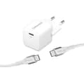 Miniatyrbild 1 av 2: USB-laddare - INTENSO - W30C - 30W - 3A - USB-C med kabel ingår