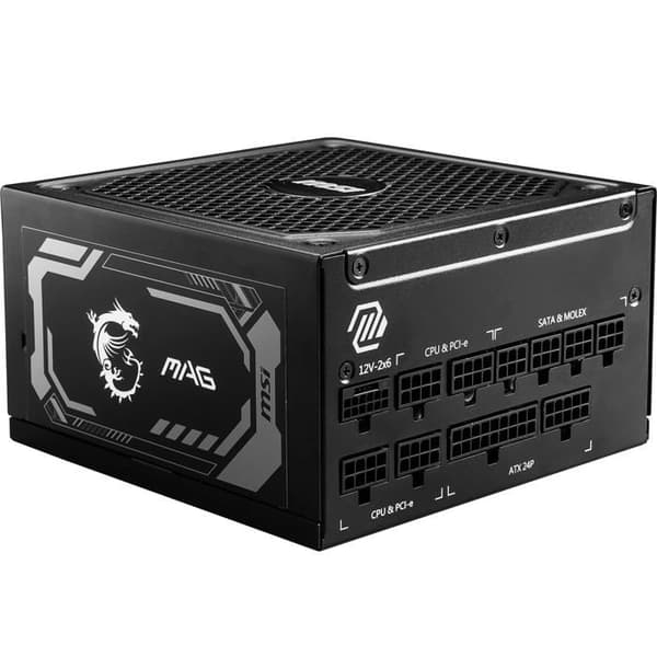 ATX strömförsörjning - MSI - MAG A1250GL - 1250W - Robust - Hållbar
