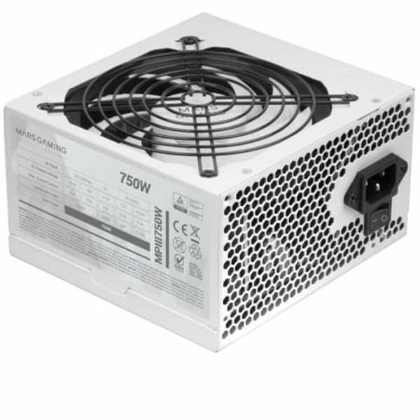 Virtalähde Mars Gaming MPIII750W ATX 750 W Valkoinen