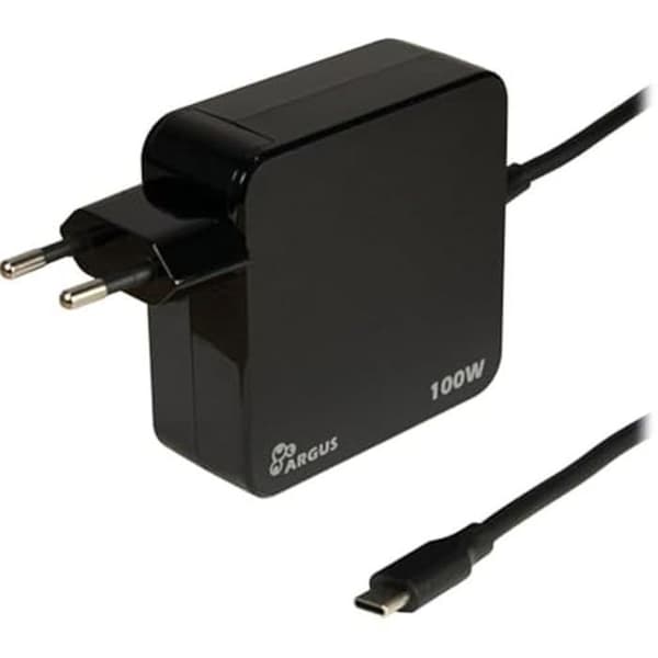USB-C laddare - INTER-TECH - PD-2100 - 100W - Svart - Strömförsörjning