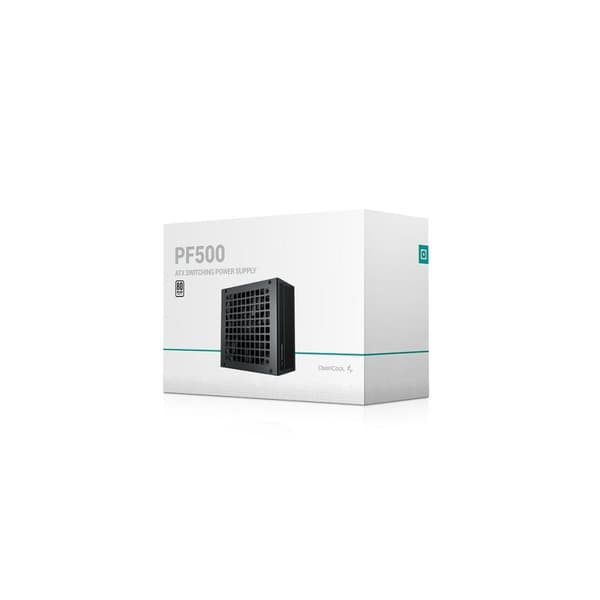 Strømforsyning DEEPCOOL PF500 ATX 500 W 80 PLUS Sort