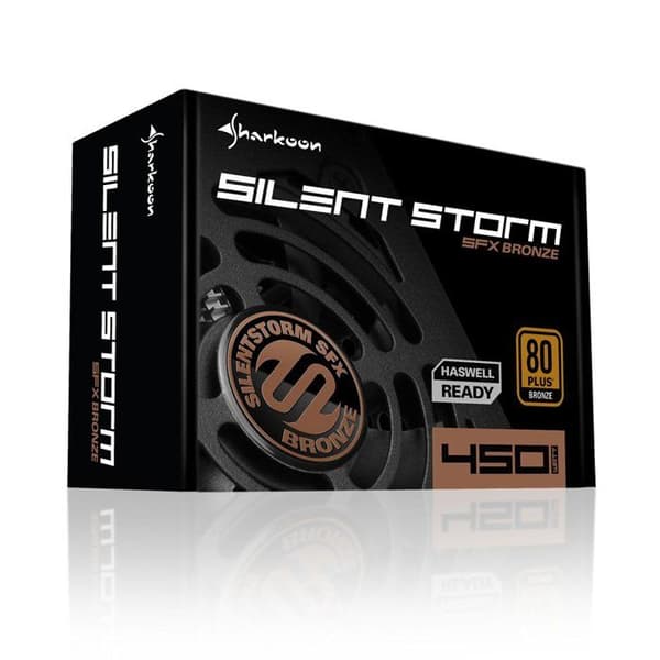 Sharkoon silentStorm sFX brons PC-strömförsörjning 450 w, sFX
