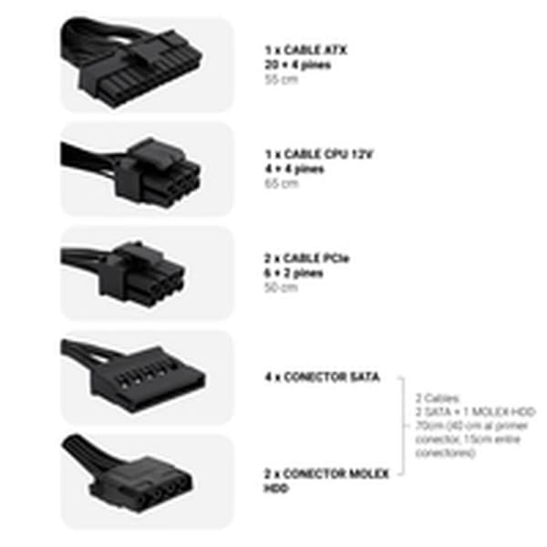 Strømforsyning CoolBox COO-FAPW3-650 650 W 6 W