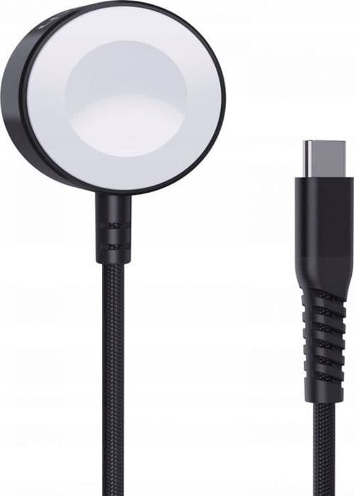 Laddare - nätadapter Choetech Trådlös laddare T319 MFI 5W, för Apple Watch + USB-C-kabel - svart