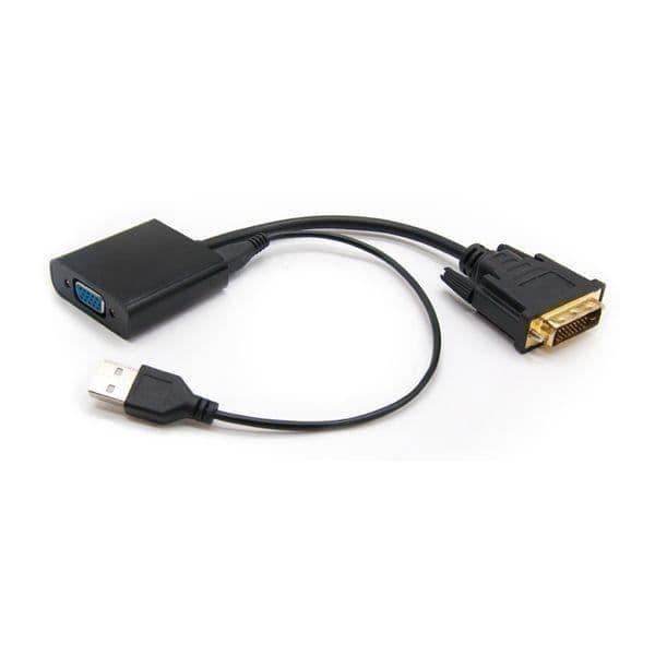 NANOCABLE DVI till VGA Adapter 10.16.2008-BK Svart