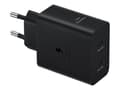Miniatyrbild 3 av 3: ULTRA FAST DUO 50W eller 2 x 25W nätladdare, GaN (med 45W 1,8M kabel Svart färg SAMSUNG EP-T5020XBEGEU