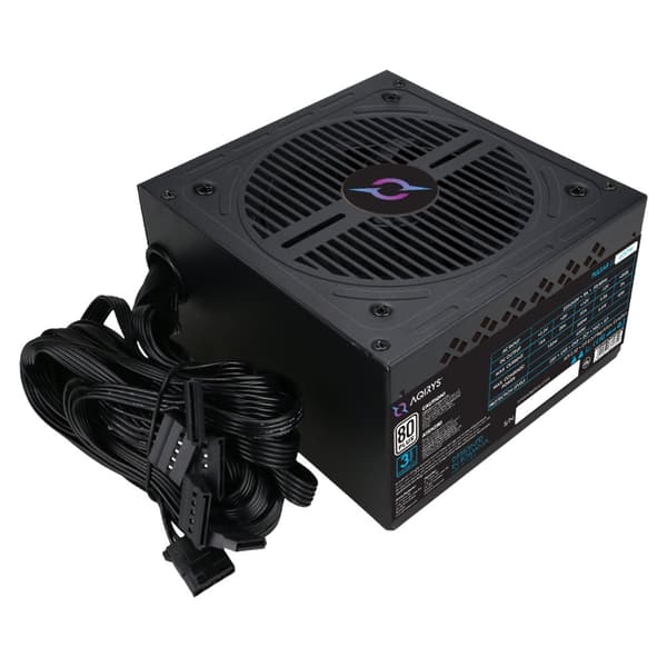 AQIRYS Strømforsyning ATX / 80 Plus Hvid certificeret PULSAR SI 650W 3YW sort