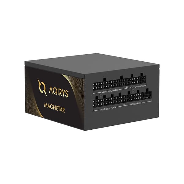 AQIRYS ATX / 80 Plus Gold Certified Power Supply MAGNETAR 750W PCIe 5.0 8YW sort