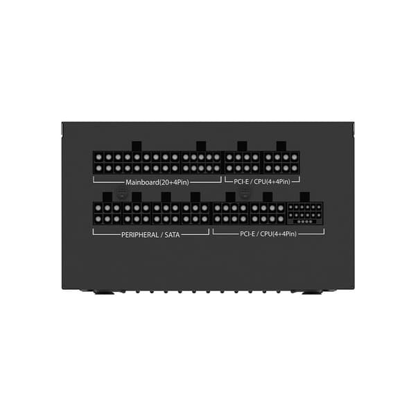 AQIRYS ATX / 80 Plus Platinum-certificeret QUASAR 1200W PCIe 5.0 8YW sort strømforsyning