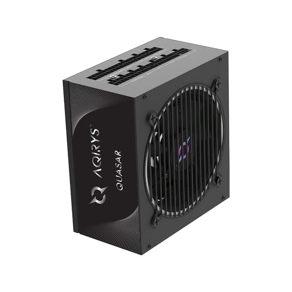 AQIRYS ATX / 80 Plus Platinum-certificeret QUASAR 1200W PCIe 5.0 8YW sort strømforsyning