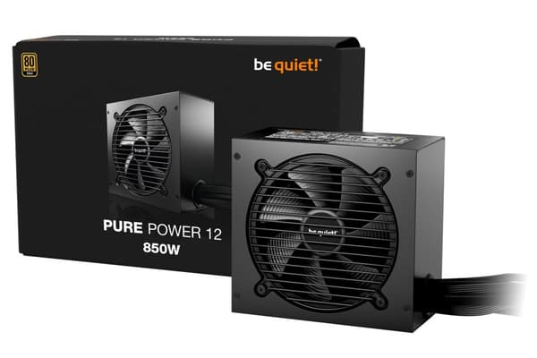 vær stille! PURE POWER 12 850W strømforsyningsenhed 20+4 pin ATX ATX Sort