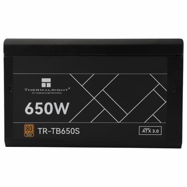 Strømforsyning Thermalright TB650S ATX 650 W 80 Plus Bronze